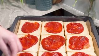 Bread pizza is easy to make