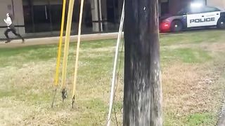 The chase which ended in rumble