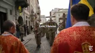 A Ukrainian Soldier Is Laid to Rest | Russia-Ukraine War