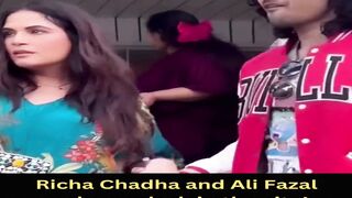Soon-to-be Parents Richa Chadha and Ali Fazal Spotted in the City Viral Masti Bollywood