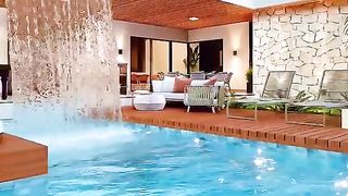 Realestate #construction #architecture #villas #mansion #immobilier #maison #luxuryhomes #casas #Home #casadeluxo #house #pool.