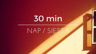 ???? relaxing music WITH ALARM 30-minutes power nap, music to help you sleep ????