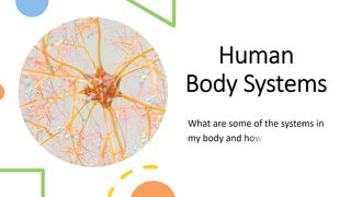 The Human Body Systems | What are some of the systems in my body and how do they work?