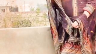 Cute simple girl waking