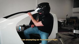 A prototype of a two-person quadcopter