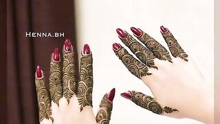 Fingers mehindi design