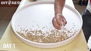 DIY Handmade Resin Ocean Table _ Epoxy Resin Crafts _ Resin Art