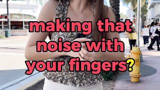 Making that noise