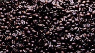 funny coffee flows in front of you