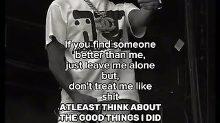 Don't treat me bad
