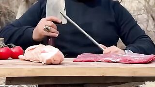 Yağlı Et Sarma - Steak Kebab