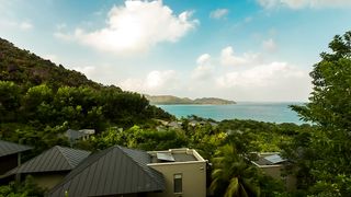 Tropical island landscape