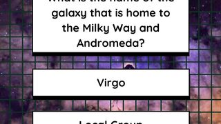Cosmic Quiz: Test Your Galactic IQ!