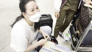 In Cambodia Airport firs fly , Don't forget medicine