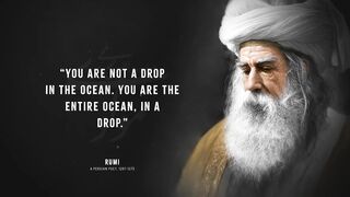 Rumi's Quotes which are better Known in Youth to Not to Regret in old age