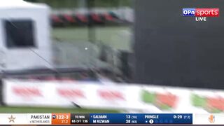 Salman Ali agha break the line up of netherland
