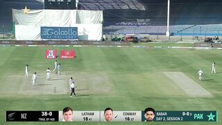 Babar Azam s Amazing Bowling in test cricket against New Zealand at karachi