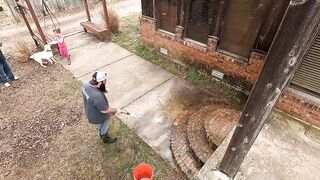 Filthy to clean -power washing Time Lapse - Satisfying Transformation 2022