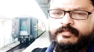 Waiting Train At Karachi Cantt Station
