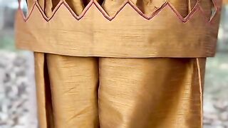 Mustard dress design and color