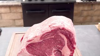 Rotisserie prime rib