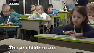 Kharkiv’s metro stations are housing schools