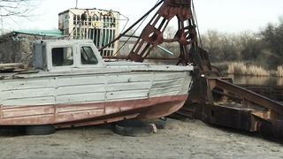 СТАЛКЕР Земснаряд в реале. STALKER in real life