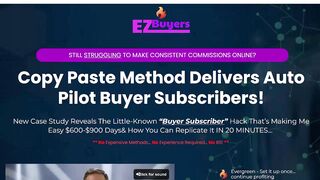 EZ Buyers Review – Brand new hack for passive daily commissions