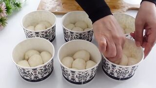 EVDE YAPILABİLECEK EN PRATİK EKMEK TARİFİ ???? KARTON KAPTA MAYALI BALON EKMEK TAR