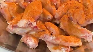 Buffalo Parmesan deep fried chicken wings recipe