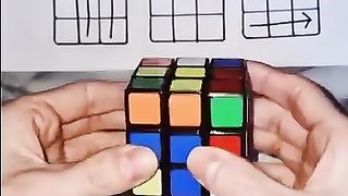 Questionable instructions for assembling a Rubik's Cube