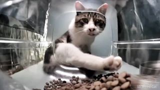 Mr. Disdain????who looks down on cat food.