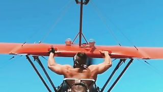 Epic airplane flight