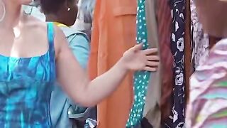 white lady dancing African dancing