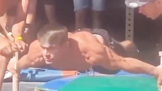 Simple push-ups for beginners