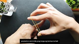 Trik Magic Karet Menembus Jari- Its Emejing - Sehari jago sulap Easy Rubber Band Magic