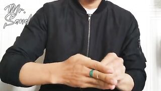 Trik Cincin Karet Berpindah Jari - Sehari jago sulap Easy Rubber Band Magic Trick With