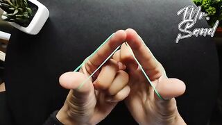Trik 2 Karet Menjadi Satu - Sehari jago sulap Easy Rubber Band Magic Trick With Fingers