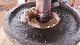 Coconut OIL _ Traditional Coconut Oil making _ countryfoodcoking.