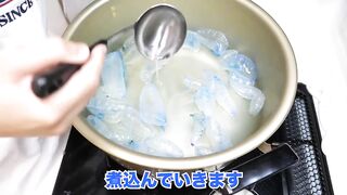 カツオノエボシでダシ取ってみた【ENG SUB】
