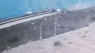 The hard landing of the plane in Somalia