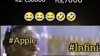 infinix smart 8HD & iphone 15 pro max #funny ????????