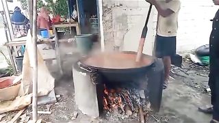 Dodol Traditional Food Making Process