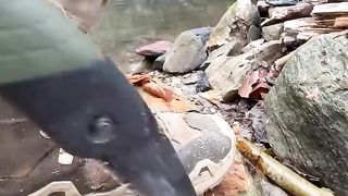 İlkel Yöntem ile Somon Alabalık Pişirme ???? - Cooking Salmon and trout with a primitive method