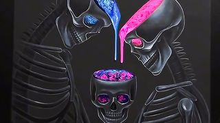 Man showcases talent in art