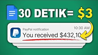 MAKE MONEY ONLINE : KERJA ONLINE TANPA MODAL LEWAT HP, Gajian Sampai $500 DOLLAR - Cara Mendapatkan Uang Dari Internet.
