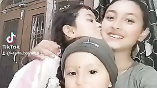 Playing kids happy moment