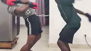 Amazing boxing fight????