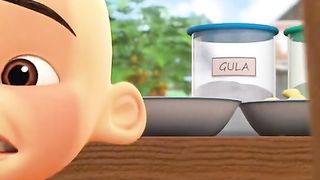 Upin ipin dan kawan berjualan ????????