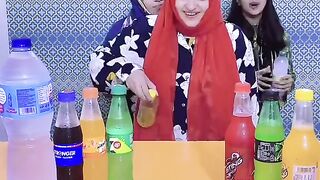 Flip the bottle challenge and